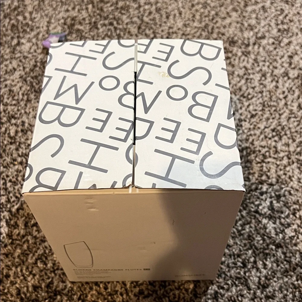 NIB BOMSHBEE Champagne Flutes - Picture 4 of 10